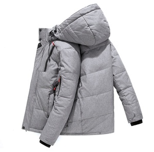 <span class=keywords><strong>Abrigo</strong></span> de Invierno Casual para Hombre al por Mayor, Parka con Capucha, Chaqueta Gruesa y Cálida de Plumón de Pato Blanco - Product Image 6
