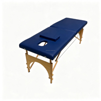 Table de massage pliante en bois massif, confortable et portable, avec revêtement en PU, pour acupuncture, vente en gros, nouveau design