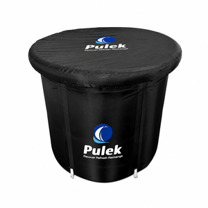 <span class=keywords><strong>Baignoire</strong></span> de récupération <span class=keywords><strong>80x80</strong></span> de haute qualité, entièrement noire, avec logo personnalisé, pour adultes, bain de glace portable - Product Image 4