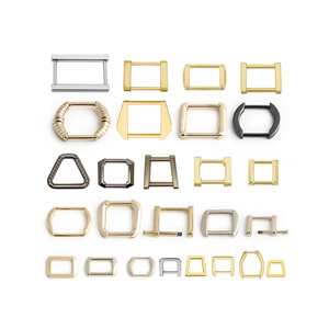 Anneaux rectangulaires plats en métal fer laiton antique personnalisé glissière rectangulaire boucle carrée de ceinture réglable pour sangle de sacs - Product Image 1
