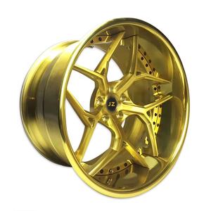 江灶定制3件锻造合金车轮T6061 18 19 20 21 22 23 24英寸2件锻造汽车轮辋 - Product Image 1