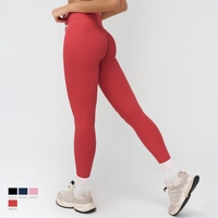 Leggings de yoga taille haute pour femme, rayés, longueur cheville, personnalisables avec logo OEM/ODM, doux, respirants, extensibles dans les quatre sens, effet ventre plat