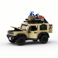 Blocs de construction en plastique MOC compatibles avec le modèle de super voiture de course 127321, briques de jouets cadeaux