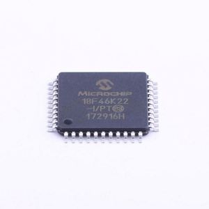 MCU 8-bit PIC18 PIC RISC 64KB Flash 2.5V/3.3V/5V 44-Pin TQFP Tray - Trays PIC18F46K22-I/PT - Product Image 1
