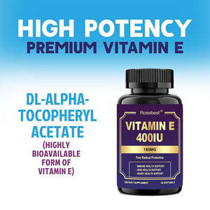 <span class=keywords><strong>Capsule</strong></span> Softgel di Vitamina <span class=keywords><strong>E</strong></span> Naturale <span class=keywords><strong>e</strong></span> Biologica HALAL ad Alta Potenza Rosebest, Integratore Antiossidante per la Salute del Sistema Immunitario <span class=keywords><strong>e</strong></span> della Pelle - Product Image 4