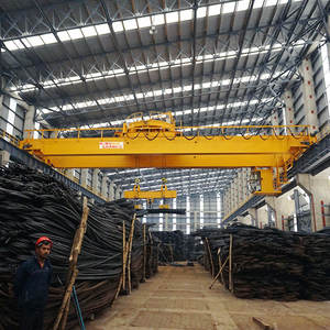 Grúa Puente de Doble Viga para Levantar Barras de Acero de 25t con Imán Eléctrico, Precio de Viga - Product Image 2
