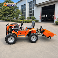 Mini-tracteur Grace 4x4 18 CV avec moteur diesel, boîte de vitesses à 3 vitesses pour utilisation agricole