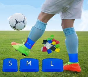 Offerta Speciale: Parastinchi da Calcio <span class=keywords><strong>in</strong></span> <span class=keywords><strong>Gomma</strong></span> con Fasce di Fissaggio per Calze, Protezione per Ginocchia S.M.L. - Product Image 1