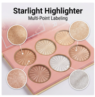 Palette de maquillage tout-en-un 43 couleurs, fards à paupières mats et scintillants, blush, contour, illuminateur pour le maquillage de scène et quotidien