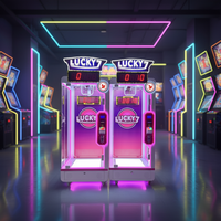 Jeu d'arcade à monnayeur avec défi de chronométrage de 7 secondes et machine distributrice de gros cadeaux et jouets