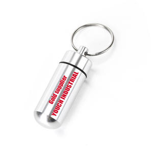 17*49mm regalo <span class=keywords><strong>Promo</strong></span> Logo stampa fondo piatto in alluminio impermeabile Mini pillola scatola di medicina porta contenitore contenitore capsula bottiglia - Product Image 2