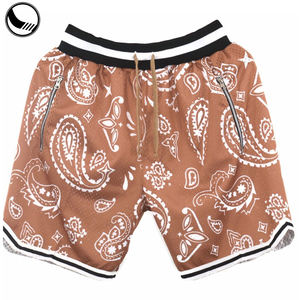 Сублимационные мужские сетчатые баскетбольные шорты - Product Image 6