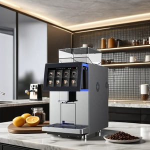 Cafetera Espresso Profesional Doble, Comercial, Totalmente Automática, de Grano a Taza, con Espumador de Leche - Product Image 1