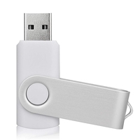Flash Drive USB 3.0 64GB, Pendrive logam dengan 1GB 2GB 4GB pilihan Chip gaya
