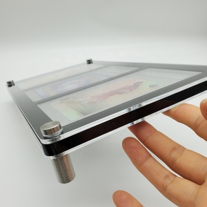 Présentoir magnétique transparent en lucite acrylique pour <span class=keywords><strong>booster</strong></span> Pokemon - Product Image 4