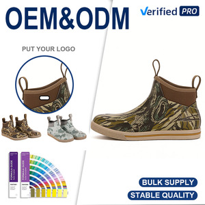 Bottes de pluie en caoutchouc pour la <span class=keywords><strong>chasse</strong></span> au canard, imperméables, haute qualité, pour la pêche, la <span class=keywords><strong>chasse</strong></span>, la randonnée, bottes de camouflage à la cheville - Product Image 1
