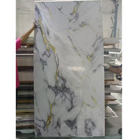 Panneau Mural PVC à Effet Marbre en Feuille Plastique UV Décorative, Disponible en Divers Coloris et Designs, à Bas Prix