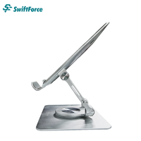 Support de tablette POS rotatif à 360 ° pour tablette POS et téléphone Support de tablette POS en alliage d'aluminium