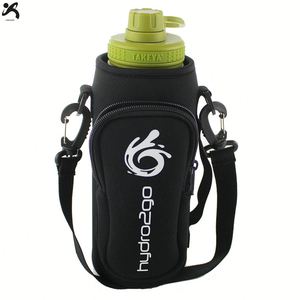 Pochette pour bouteille d'eau en néoprène, porte-bouteille d'eau pour la salle de sport avec support pour téléphone - Product Image 3