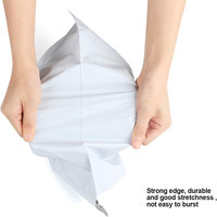 Échantillon gratuit Emballage de courrier express avec logo imprimé personnalisé Sacs d'expédition blancs Sac d'expédition en poly pour vêtement