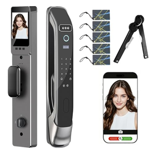 Cerradura Inteligente Digital para Hotel con Reconocimiento Facial, Huella Dactilar y Palma de la Mano, con Cámara y Conexión Wifi - Product Image 1