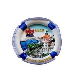 Creativo sombrero de paja en forma de Creta, <span class=keywords><strong>Grecia</strong></span> regalos de recuerdo de imanes de nevera 3D imanes de resina para frigorífico - Product Image 4