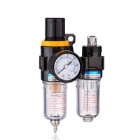 Régulateur pneumatique de filtre de pression d'air de compresseur série Afc/bfc de type Airtac avec unité de combinaisons de débit de jauge Bfc2000