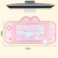 Mignon beau XXL tapis de souris Gamer noir tapis de souris ordinateur bureaux tapis de bureau PC bureau Portable clavier tapis de jeu souris Ped