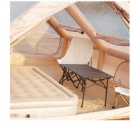 Tente de camping gonflable imperméable en PVC Oxford à double couche pour 8 à 10 personnes, trois chambres, un salon, tente automatique rapide