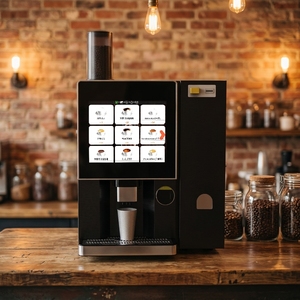 Máquina Expendedora de Café de Mesa que Funciona con Monedas, Cafetera Inteligente Automática con Pantalla Táctil para Cafeterías y Restaurantes - Product Image 1