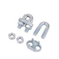 Hebei Factory Supply Fasteners Cable End Connections Clips Wire Rope Clamps Huge Quantity in Stock