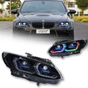 ชุดอัพเกรดไฟหน้า LED สำหรับ E92 E93 M3 ปี 2006-2013 พร้อมไฟ DRL และไฟเลี้ยวแบบไดนามิก 6000K ใหม่ - Product Image 1