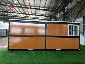 Maison de conteneur en bois pliable conteneur d'expédition modifié pour Villa hôtel appartement atelier école immeuble de bureaux - Product Image 5