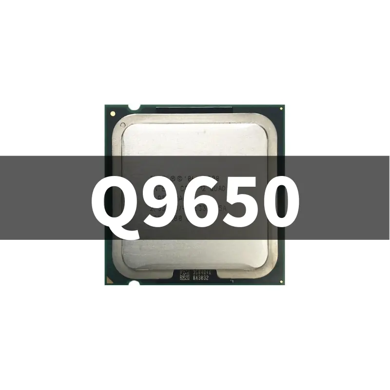 CORE 2 QUAD Q9650 3.00ghz/12m/1333mhzクアッドコアソケット775 CPUプロセッサデスクトップLGA775再生CPU 3.0Ghzオリジナル