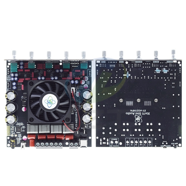 XY-AS21HPA Bluetooth High-Power Digital Amplifier Board 2.1 Channel Subwoofer 300W*2+600W Dual TPA3255 Amplificador