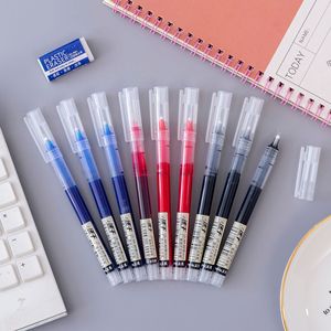 Stylos gel 0,5 mm pointe fine encre noire pour étudiants et bureau, emballage standard HC 5DS - Product Image 1