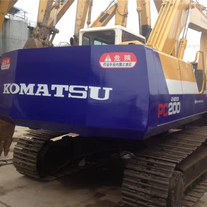Best Price Good Condition Komatsu PC200 20Ton Crawler Hydraulic Low Hours Used <b>Excavator</b> for Sale in Stock - Product Image 1