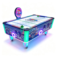 Máquina de Juego de Hockey de Aire Electrónica Comercial con Monedas, Superficie Curva, para Deportes de Interior, en Oferta
