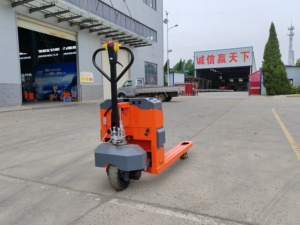 Nouvelle transpalette électrique économique, batterie au plomb-acide de 3 tonnes, pneus pleins en polyuréthane, structure robuste tout-terrain - Product Image 3