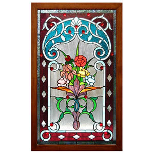 <span class=keywords><strong>Vitrail</strong></span> artisanal personnalisé, fait à la main, verre d'art pour mur de porte et fenêtre, glaçage Double face - Product Image 4