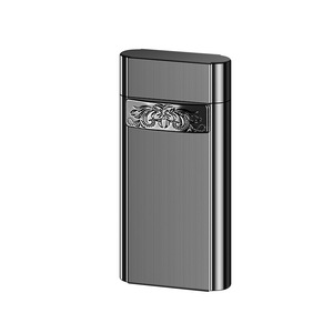 Side Sliding Direct Flush Windproof Lighter Metal Body Refillable Cigarette Outdoor <b>Camping</b> Business Gift - Product Image 5