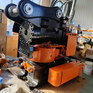 หัวต่อไฮดรอลิกแบบหมุนได้ GJEM GJTR 3200 ได้รับการรับรองมาตรฐาน CE สำหรับรถขุดขนาด 5-8 ตัน แกนเกียร์หมุนได้ 360 องศา เอียงได้ 135 องศา รับประกัน 1 ปี - Product Image 1