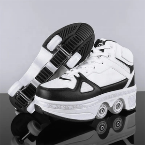 Zapatos de Patinaje Personalizados de Fábrica con Luces, Plantillas, Ruedas y Suelas de Material para Patines - Product Image 2