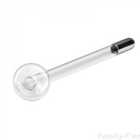Tube en verre à étincelles au néon argon, accessoires personnalisés de buse d'électrode, sortie d'usine pour baguette faciale haute fréquence Darsonval