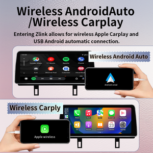 LELV Qualcomm665 2025 Nouveau système Android CarPlay sans fil pour BMW Série 1 E81 E82 E87 E88 CCC CIC Lecteurs vidéo de voiture - Product Image 2