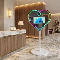 Vente flash : Photomaton miroir pour mariages, fêtes, événements, grand écran avec flight case