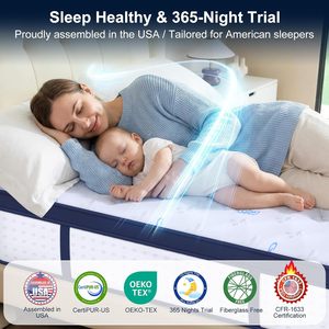 <span class=keywords><strong>Matelas</strong></span> de sommeil de haute qualité pour les deux côtés de la chambre, dotés de ressorts ensachés en <span class=keywords><strong>mousse</strong></span> de latex naturel haute densité - Product Image 3