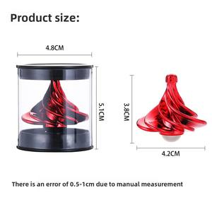 Toupie en plastique à énergie éolienne, technologie de pointe, <span class=keywords><strong>jouet</strong></span> à manivelle manuelle à air comprimé pour bébés de 0 à 24 mois, soulage la tension - Product Image 2