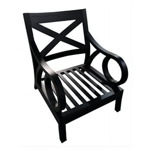 Sofá moderno de aluminio para exteriores con cojín para jardín, patio, dormitorio y uso escolar, diseño duradero - Product Image 4