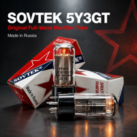 Tube redresseur à vide russe SOVTEK 5Y3GT, remplacement direct pour 5Z2P 5W4GT, redresseur à onde complète pour amplificateur de guitare vintage